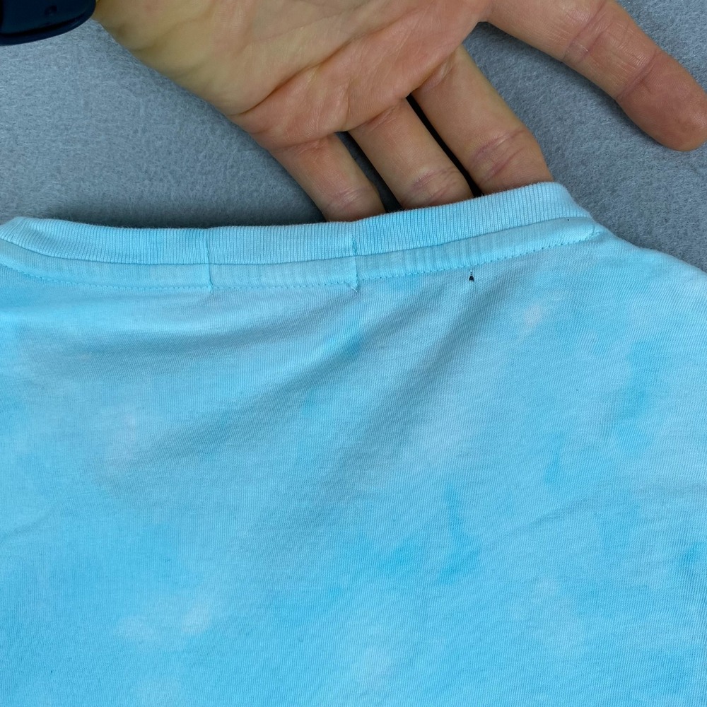 Ralph Lauren Polo Bear Fishing Shirt Men XL Blue Tie Dye fisherman Outdoor - Picture 10 of 15
